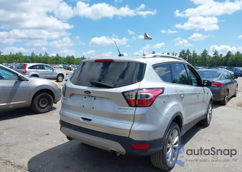 2017 Ford Escape Titanium from USA, damaged, VIN 1FMCU0JD2HUB77734